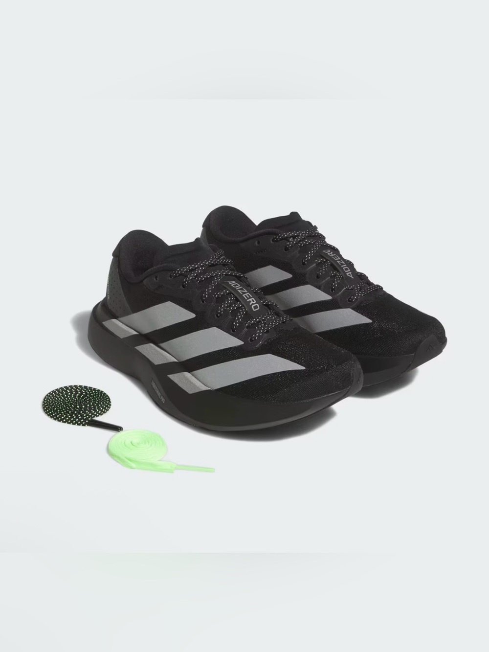 NWT Adidas Adizero EVO SL Junior Black Running Shoes Size 5 / W size 6 KK3653